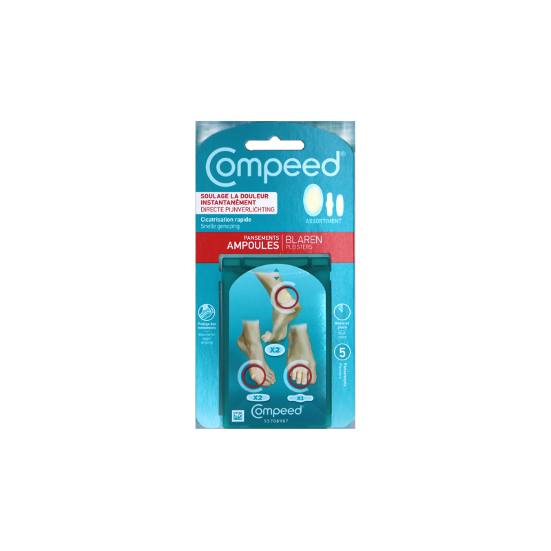 Pansement ampoule Compeed x 5 - composant premiers secours VitaKit