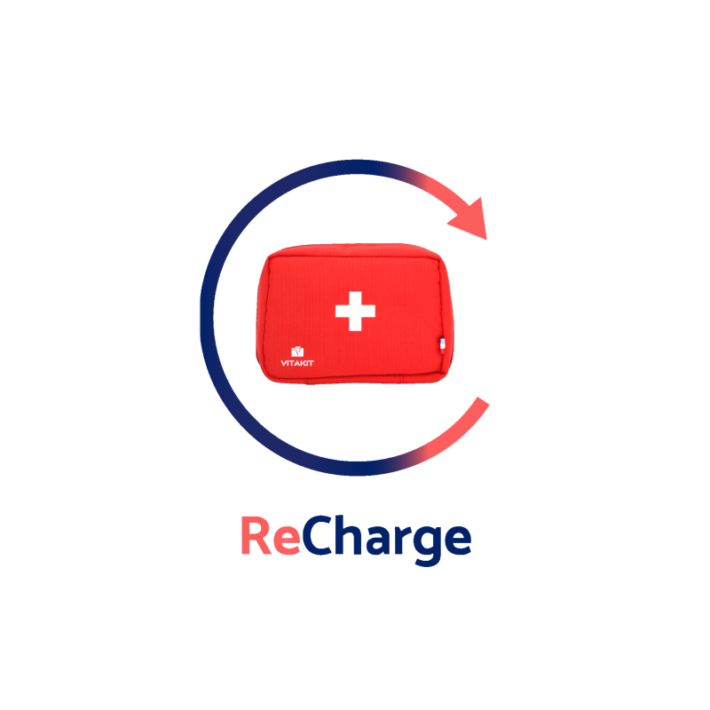 Recharge sac premiers secours vélo / cyclisme - recharge complète VitaKit
