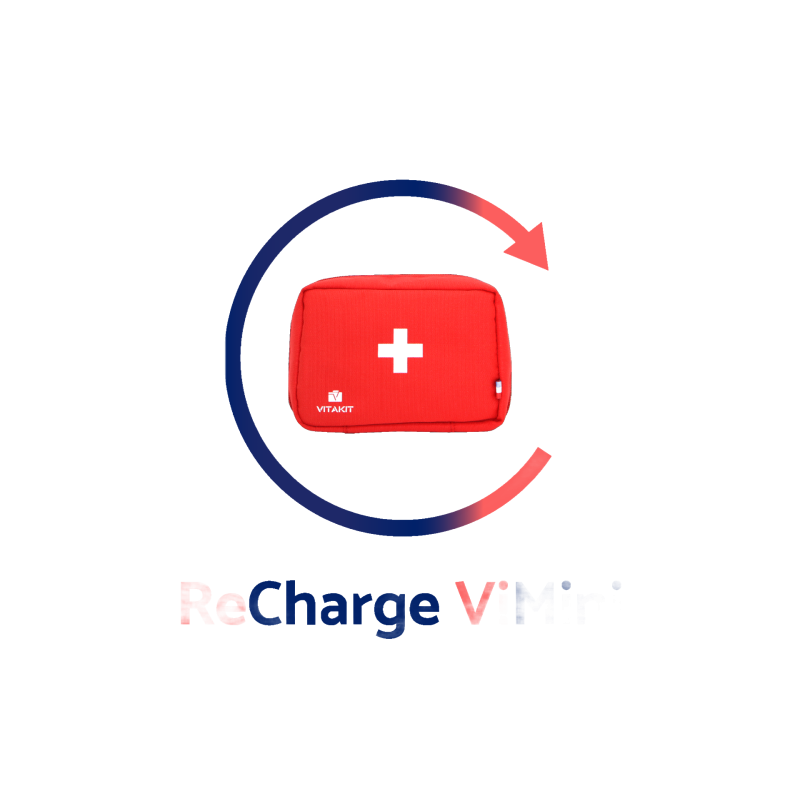 Recharge trousse premiers secours avion et train - recharge complète VitaKit